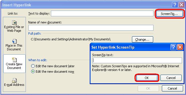 Excel Hyperlink